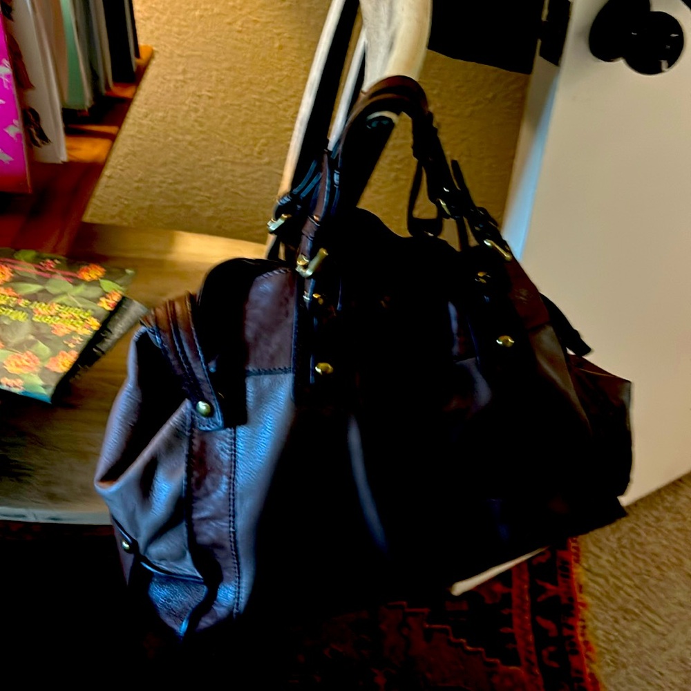 Lovely kooba bag roomy chocolate brown like new no flaws